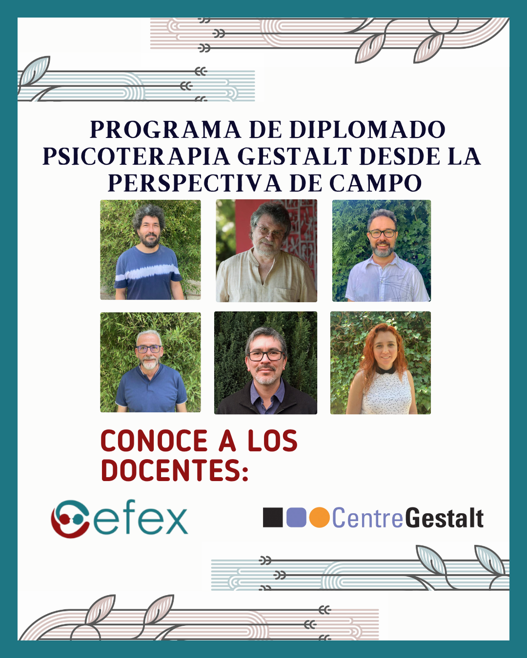 docentes Conferencia Internacional Gestalt CEFEX